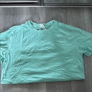 Lululemon All Yours Cotton Mint Green T-Shirt